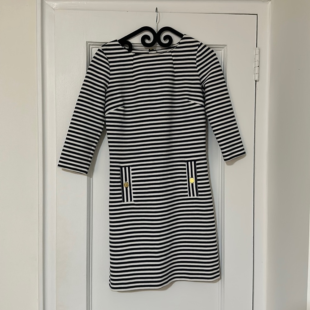 Lilly Pulitzer Navy & White Striped Dress